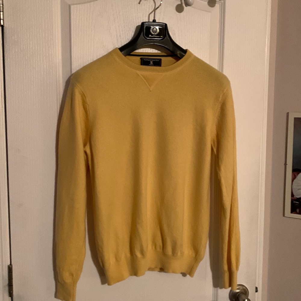 The English Sports Shop Wool and Cashmere Crewneck Sweater (Size M)